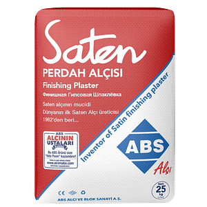 Saten Perdah Alçısı 25kg ABS Saten Perdah Alçısı 25 kg