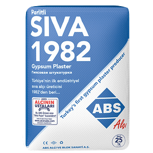 Sıva alçısı 25kg ABS Sıva Alçısı 25 kg