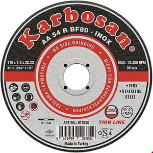 kırmızı karbosan 230 Karbosan İnox Thinline Kesici 230x1.9x22 /910430