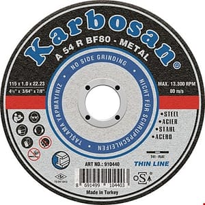 mavi karbosan 115 Karbosan NK Metal Kesici 115x3.0x22 /910910