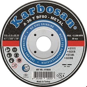 mavi karbosan 180 Karbosan NK Metal Kesici 180x3.0x22 /910040